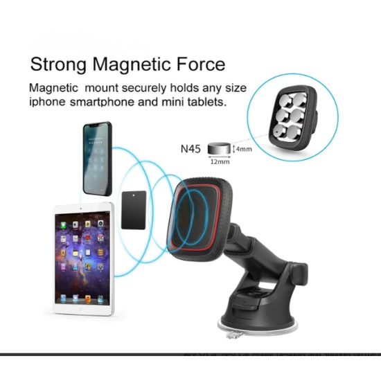 Telescopic Magnetic Car Phone Holder - N45 Magnets Telescopic Magnetic Car Phone Holder - N45 Magnets