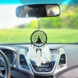 Meditating Buddha Dream Catcher Car Hangings (3 colors) Meditating Buddha Dream Catcher Car Hangings (3 colors)