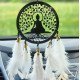 Meditating Buddha Dream Catcher Car Hangings (3 colors)