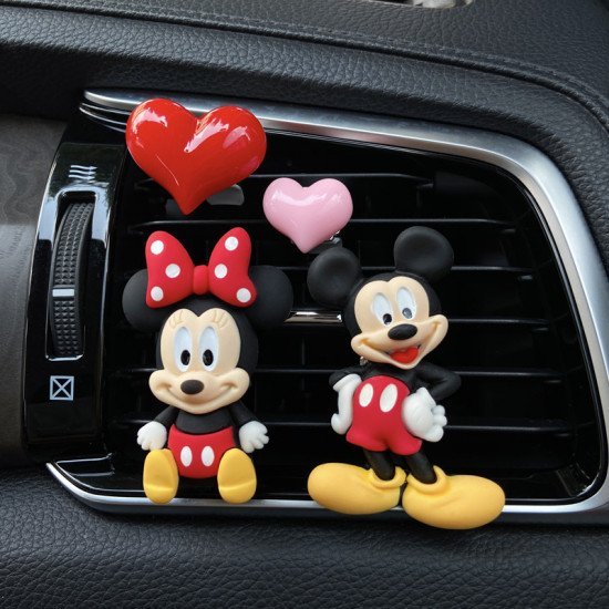 Mickey Minnie Car Air Vent Perfume Clips