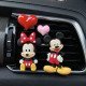Mickey Minnie Car Air Vent Perfume Clips