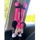 Mickey & Minnie Car Seat Belt Covers – Soft Plush Cotton 