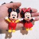 Mickey Minnie Car Key Chain Red - Cute Disney Inspired Keyring Mickey Minnie Car Key Chain Red - Cute Disney Inspired Keyring