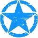 Military Star Automobile Decals | Universal Vinyl Car Stickers (5 Colors) Military Star Automobile Decals | Universal Vinyl Car Stickers (5 Colors)