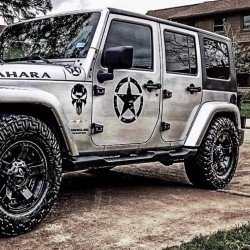 Military Star Automobile Decals | Universal Vinyl Car Stickers (5 Colors) Military Star Automobile Decals | Universal Vinyl Car Stickers (5 Colors)