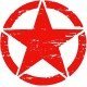 Military Star Automobile Decals | Universal Vinyl Car Stickers (5 Colors) Military Star Automobile Decals | Universal Vinyl Car Stickers (5 Colors)