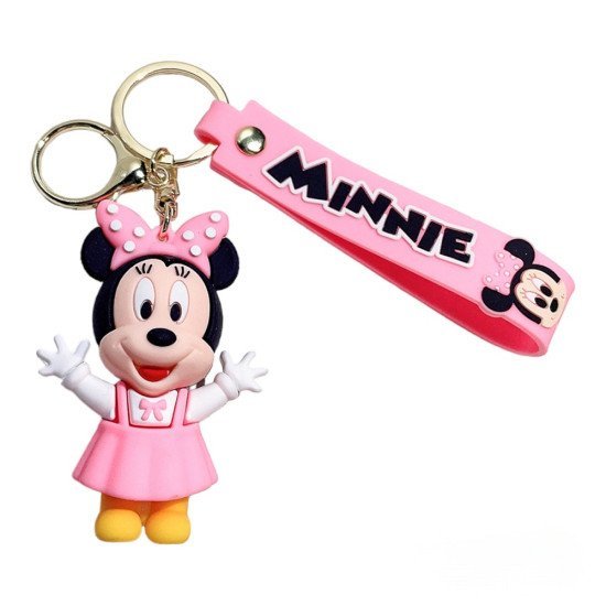 Minnie Mickey Car Key Chain - Cute Keyring Accessory Minnie Mickey Car Key Chain - Cute Keyring Accessory