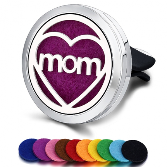 Designer Car Air Vent Freshener Clips with Scent Pads