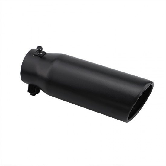 Universal Fit Exhaust Pipe Tail Tips - 2.5 Inch Inlet & 3 Inch Outlet (2 Colors) Universal Fit Exhaust Pipe Tail Tips - 2.5 Inch Inlet & 3 Inch Outlet (2 Colors)