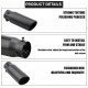 Universal Fit Exhaust Pipe Tail Tips - 2.5 Inch Inlet & 3 Inch Outlet (2 Colors) Universal Fit Exhaust Pipe Tail Tips - 2.5 Inch Inlet & 3 Inch Outlet (2 Colors)