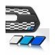 Tri Color Front Grille Badge Emblem Blue & Orange Universal Fit – ABS & Metal Tri Color Front Grille Badge Emblem Blue & Orange Universal Fit – ABS & Metal