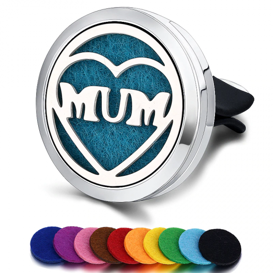 Designer Car Air Vent Freshener Clips with Scent Pads