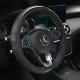 Premium Nappa Leather Steering Wheel Cover 38CM Universal Fit – Black & Black/Red Premium Nappa Leather Steering Wheel Cover 38CM Universal Fit – Black & Black/Red