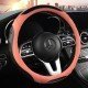 Brown Premium Nappa Leather Steering Wheel Cover 38CM Universal Fit Brown Premium Nappa Leather Steering Wheel Cover 38CM Universal Fit