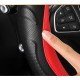 Premium Nappa Leather Steering Wheel Cover 38CM Universal Fit – Black & Black/Red Premium Nappa Leather Steering Wheel Cover 38CM Universal Fit – Black & Black/Red