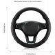 Premium Nappa Leather Steering Wheel Cover 38CM Universal Fit – Black & Black/Red Premium Nappa Leather Steering Wheel Cover 38CM Universal Fit – Black & Black/Red
