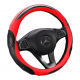 Red Premium Nappa Leather Steering Wheel Cover 38CM Universal Fit Red Premium Nappa Leather Steering Wheel Cover 38CM Universal Fit