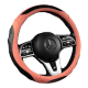 Brown Premium Nappa Leather Steering Wheel Cover 38CM Universal Fit Brown Premium Nappa Leather Steering Wheel Cover 38CM Universal Fit