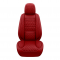 Premium Nappa Leather Diamond Cut Universal Fit Car Seat Covers (5 Seater Set) Wine Red