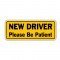 New Driver Alert Reflective Stickers 10 x 3.12 Inches