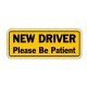 New Driver Alert Reflective Stickers 10 x 3.12 Inches