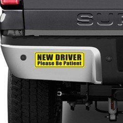 New Driver Alert Reflective Stickers 10 x 3.12 Inches New Driver Alert Reflective Stickers 10 x 3.12 Inches