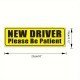 New Driver Alert Reflective Stickers 10 x 3.12 Inches