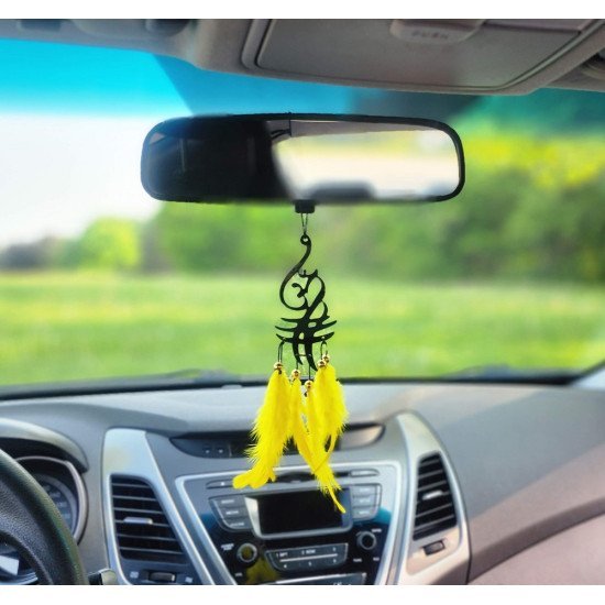 Om Shakti Dream Catcher Car Hanging - Handcrafted Hindu Spiritual Décor Om Shakti Dream Catcher Car Hanging - Handcrafted Hindu Spiritual Décor