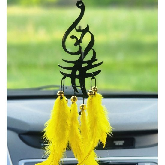 Om Shakti Dream Catcher Car Hanging - Handcrafted Hindu Spiritual Décor Om Shakti Dream Catcher Car Hanging - Handcrafted Hindu Spiritual Décor