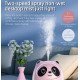 Adorable Panda Car Humidifier with Color LED - 220ml