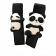 Panda Car Seat Belt Covers Pack of 2 – Soft Plush Cotton 