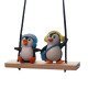 Penguin Couple Car Pendants (2 styles) Penguin Couple Car Pendants (2 styles)