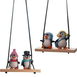 Penguin Couple Car Pendants (2 styles)
