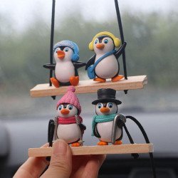Penguin Couple Car Pendants (2 styles)