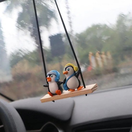 Penguin Couple Car Pendants (2 styles) Penguin Couple Car Pendants (2 styles)
