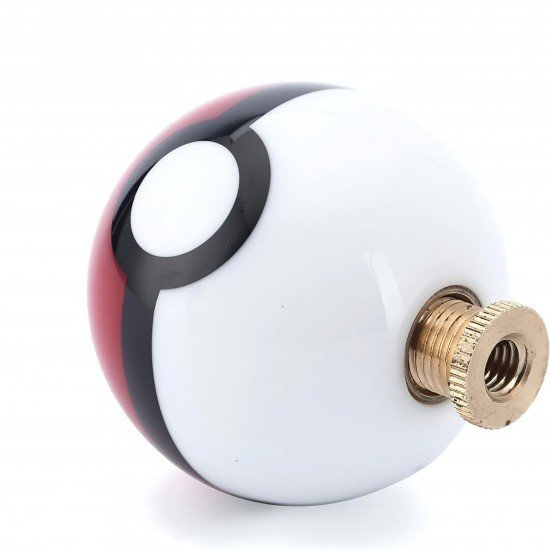 Pikachu Pokeball Car Gear Shift Knob – Aluminum Acrylic & Brass