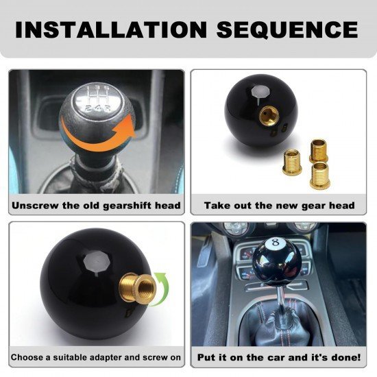 Billiards 8 Ball Car Gear Shift Knob Billiards 8 Ball Car Gear Shift Knob