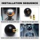 Billiards 8 Ball Car Gear Shift Knob Billiards 8 Ball Car Gear Shift Knob