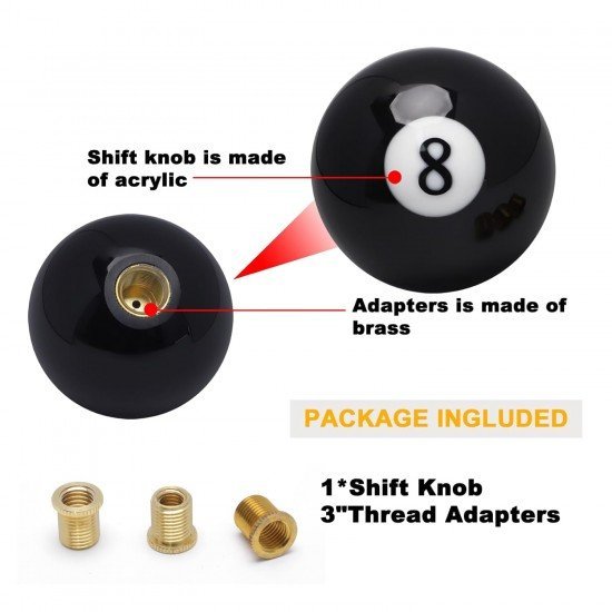 Billiards 8 Ball Car Gear Shift Knob Billiards 8 Ball Car Gear Shift Knob