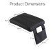 Premium Leather Car Armrest Cushion with Pocket - Center Console Pad Premium Leather Car Armrest Cushion with Pocket - Center Console Pad
