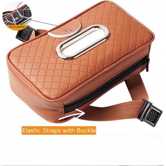 PU Leather Car Tissue Paper Holder (3 Colors) PU Leather Car Tissue Paper Holder (3 Colors)