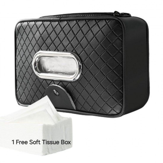 PU Leather Car Tissue Paper Holder (3 Colors) PU Leather Car Tissue Paper Holder (3 Colors)