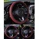 PU Leather Expandable Steering Wheel Cover 38CM ( Wine Red) - Universal Fit PU Leather Expandable Steering Wheel Cover 38CM ( Wine Red) - Universal Fit
