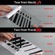 Car Hood Racing Style Decals ( 4 Colors Options) Car Hood Racing Style Decals ( 4 Colors Options)