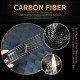 Real Carbon Fiber Car Door Sill Protectors- 4Door Set (Universal Fit, Anti Slip  & Anti Scratch)