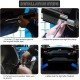 Carbon Fiber LED Exhaust Tail Tip 2.5 Inch Inlet 3.5 Inch Outlet – Blue & Red LED Glow | Universal Fit Carbon Fiber LED Exhaust Tail Tip 2.5 Inch Inlet 3.5 Inch Outlet – Blue & Red LED Glow | Universal Fit