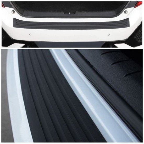 Car Rear Bumper Anti Scratch Protection Guards - Universal Fit - 90CM (Black)