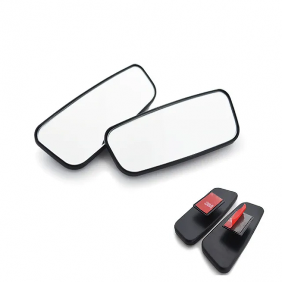 Rectangular Wide Angle Blind Spot Rear View Mirror -360° Adjustable (Pack of 2) Rectangular Wide Angle Blind Spot Rear View Mirror -360° Adjustable (Pack of 2)