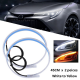 Sequential LED DRL + Turn Signal Headlight Surface Light Strip- 2 pack Universal Fit (White + Amber) Waterproof Sequential LED DRL + Turn Signal Headlight Surface Light Strip- 2 pack Universal Fit (White + Amber) Waterproof