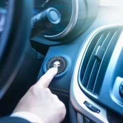 Skull Car Engine Start Stop Button Rotary Covers - Universal Fit (2 Colors) Skull Car Engine Start Stop Button Rotary Covers - Universal Fit (2 Colors)